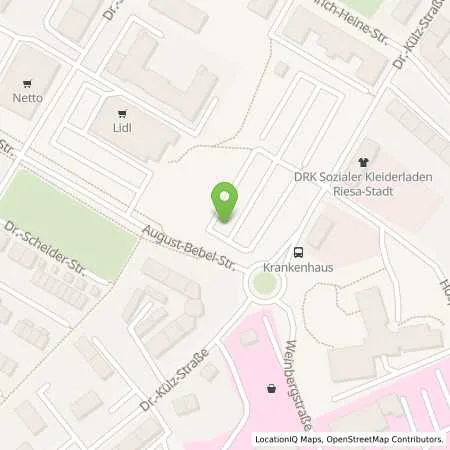 Standortübersicht der Tankstelle Stadtwerke Riesa GmbH in 01589 Riesa