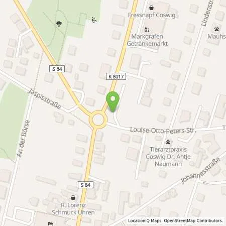 Standortübersicht der Tankstelle Stadtwerke Elbtal GmbH in 01640 Coswig