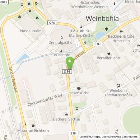 Standortübersicht der Tankstelle SachsenEnergie AG in 01689 Weinböhla