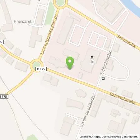 Standortübersicht der Tankstelle Stadtwerke Döbeln GmbH in 04720 Döbeln