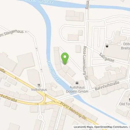 Standortübersicht der Tankstelle Autohaus Döbeln GmbH in 04720 Döbeln