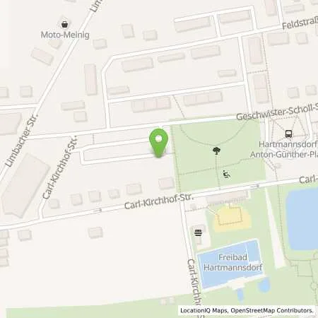 Standortübersicht der Tankstelle envia Mitteldeutsche Energie AG in 09232 Hartmannsdorf