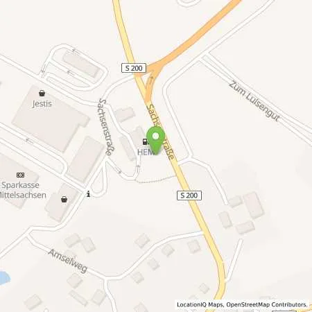 Standortübersicht der Tankstelle Allego GmbH in 09244 Oberlichtenau