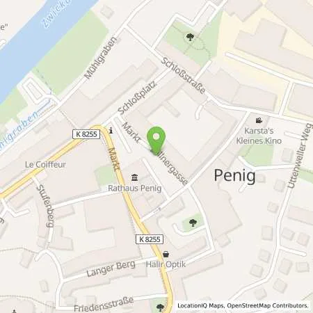 Standortübersicht der Tankstelle envia Mitteldeutsche Energie AG in 09322 Penig