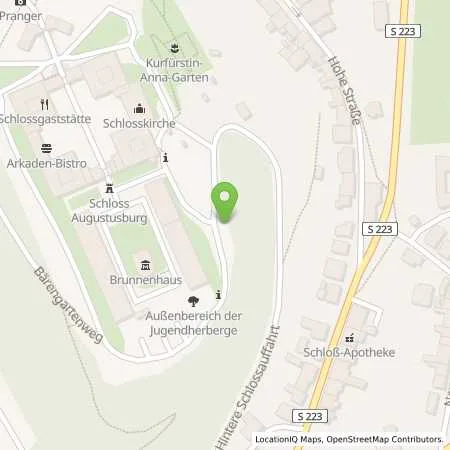 Standortübersicht der Tankstelle envia Mitteldeutsche Energie AG in 09573 Augustusburg