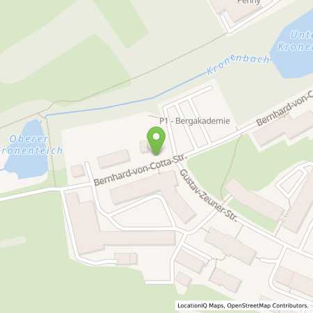 Standortübersicht der Strom (Elektro) Tankstelle: Stadtwerke Freiberg AG in 09599, Freiberg