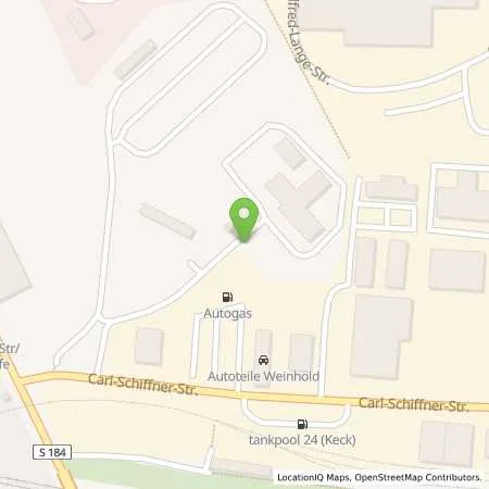 Standortübersicht der Tankstelle envia Mitteldeutsche Energie AG in 09599 Freiberg