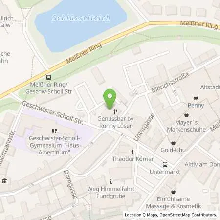 Standortübersicht der Tankstelle Hotel Freyhof in 09599 Freiberg