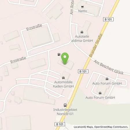 Standortübersicht der Tankstelle Autohaus Stephan Kaden GmbH in 09618 Brand-Erbisdorf