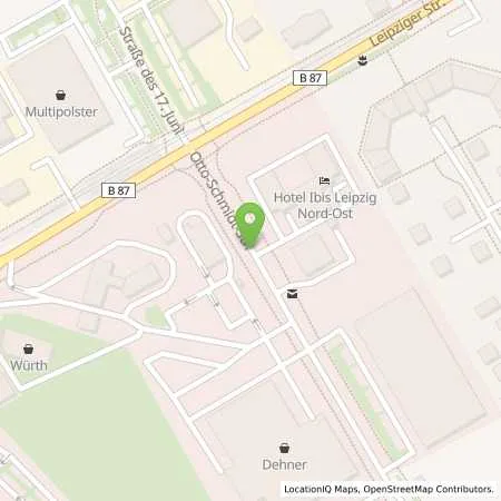 Standortübersicht der Tankstelle envia Mitteldeutsche Energie AG in 04425 Taucha