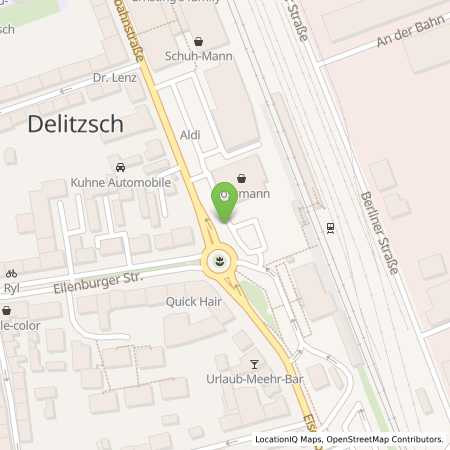 Standortübersicht der Strom (Elektro) Tankstelle: Stadtwerke Leipzig GmbH in 04509, Delitzsch