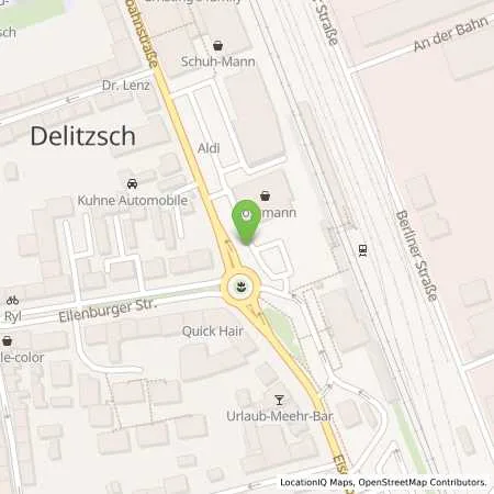 Standortübersicht der Tankstelle Stadtwerke Leipzig GmbH in 04509 Delitzsch