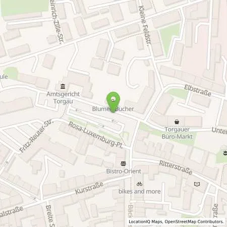 Standortübersicht der Tankstelle Stadtwerke Torgau GmbH in 04860 Torgau