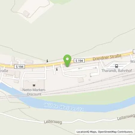 Standortübersicht der Tankstelle SachsenEnergie AG in 01737 Tharandt