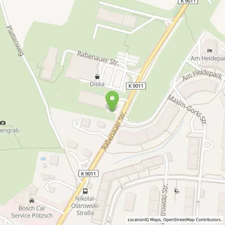 Standortübersicht der Tankstelle Comfortcharge GmbH in 01744 Dippoldiswalde