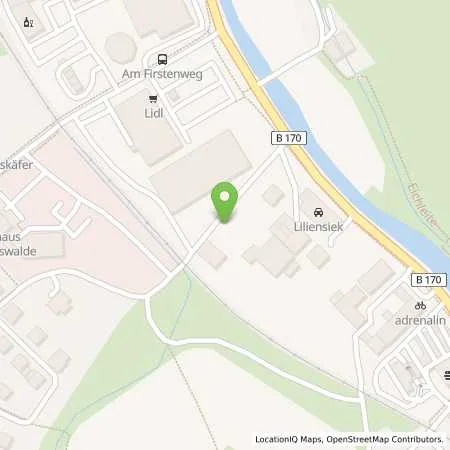 Standortübersicht der Tankstelle Autohaus Liliensiek GmbH in 01744 Dippoldiswalde