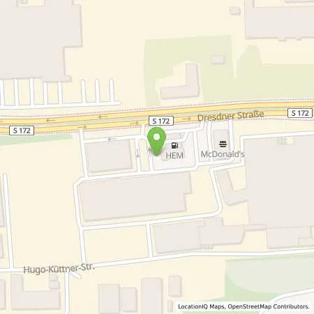 Standortübersicht der Tankstelle Allego GmbH in 01796 Pirna