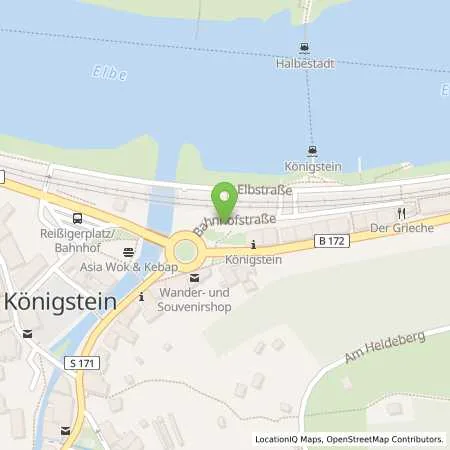 Standortübersicht der Tankstelle SachsenEnergie AG in 01824 Königstein