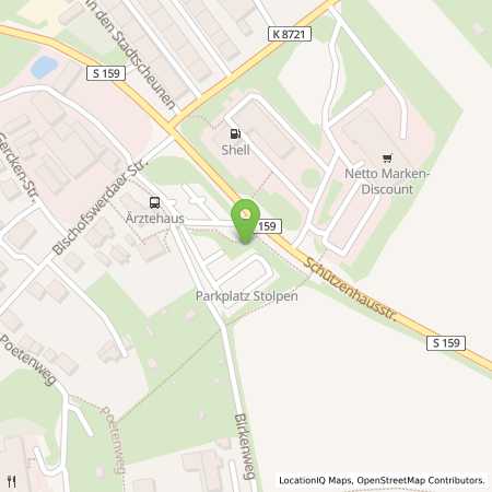 Standortübersicht der Strom (Elektro) Tankstelle: SachsenEnergie AG in 01833, Stolpen