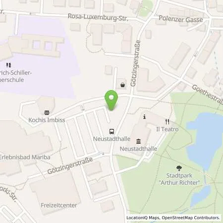 Standortübersicht der Tankstelle SachsenEnergie AG in 01844 Neustadt/Sa.