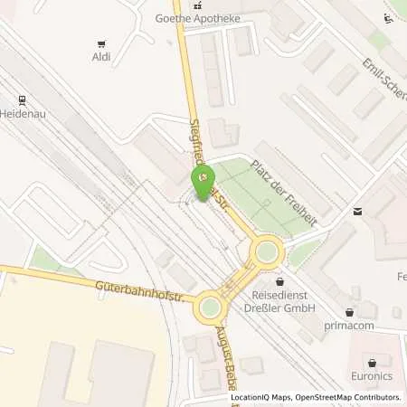 Standortübersicht der Tankstelle SachsenEnergie AG in 01904 Heidenau