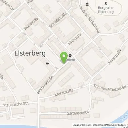 Standortübersicht der Tankstelle Thüringer Energie AG in 07985 Elsterberg