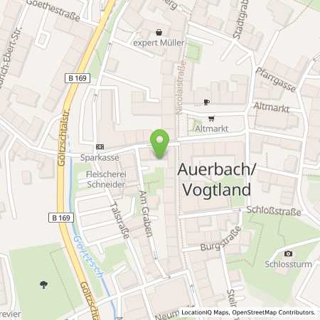 Standortübersicht der Strom (Elektro) Tankstelle: envia Mitteldeutsche Energie AG in 08209, Auerbach/Vogtland