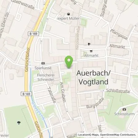 Standortübersicht der Tankstelle envia Mitteldeutsche Energie AG in 08209 Auerbach/Vogtland