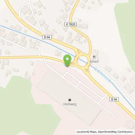 Standortübersicht der Tankstelle EnBW mobility+ AG und Co.KG in 08228 Rodewisch