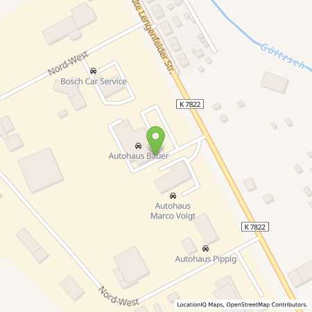 Standortübersicht der Strom (Elektro) Tankstelle: Autohaus Bauer GmbH in 08228, Rodewisch