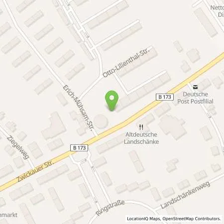 Standortübersicht der Tankstelle Stadtwerke Reichenbach/Vogtland GmbH in 08468 Reichenbach im Vogtland