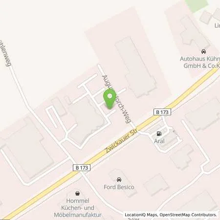 Standortübersicht der Tankstelle ACC AutoCentrum Carl GmbH in 08468 Reichenbach im Vogtland