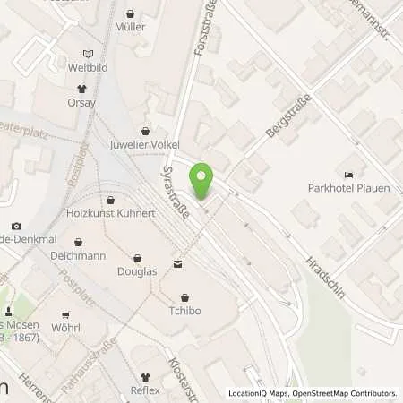 Standortübersicht der Tankstelle Stadtwerke - Strom Plauen GmbH & Co. KG in 08523 Plauen