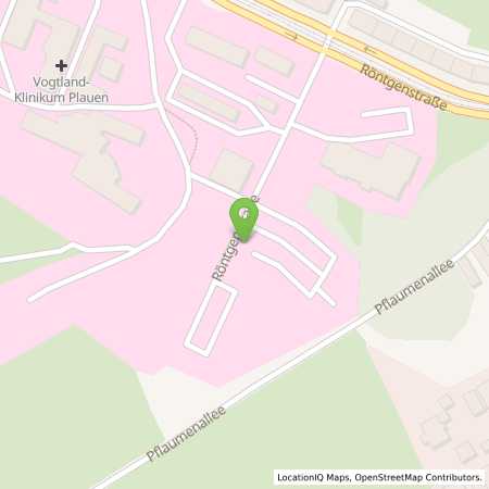 Standortübersicht der Strom (Elektro) Tankstelle: Stadtwerke - Strom Plauen GmbH & Co. KG in 08523, Plauen