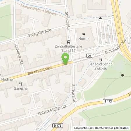 Standortübersicht der Tankstelle Zwickauer Energieversorgung GmbH in 08056 Zwickau