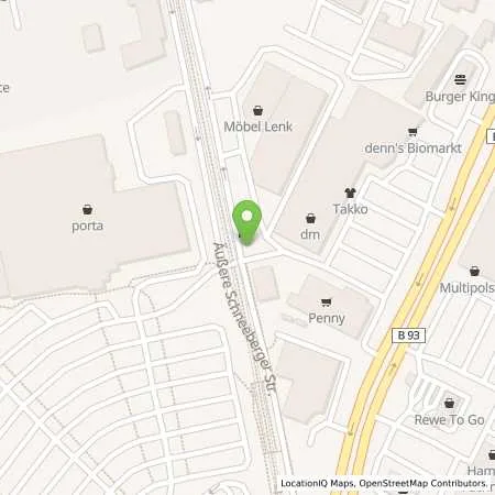 Standortübersicht der Tankstelle Zwickauer Energieversorgung GmbH in 08056 Zwickau