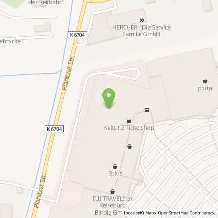 Standortübersicht der Tankstelle amperio GmbH in 08056 Zwickau