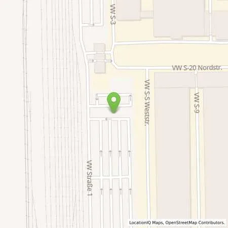 Standortübersicht der Tankstelle VW Group Charging GmbH in 08058 Zwickau