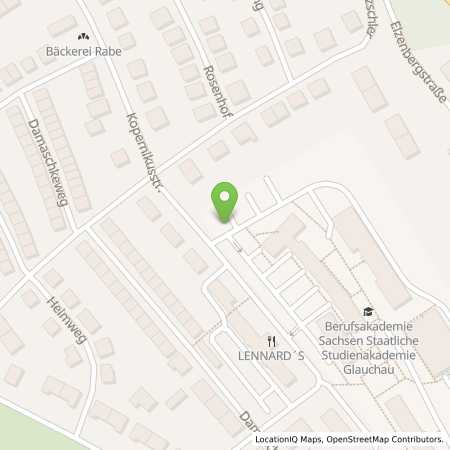 Standortübersicht der Strom (Elektro) Tankstelle: Stadtwerke Glauchau Dienstlesitungsgesellschaft mbH in 08371, Glauchau