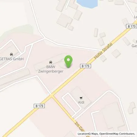 Standortübersicht der Tankstelle Autohaus Zwingenberger in 09355 Gersdorf