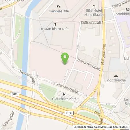 Standortübersicht der Tankstelle EVH GmbH in 06108 Halle (Saale)