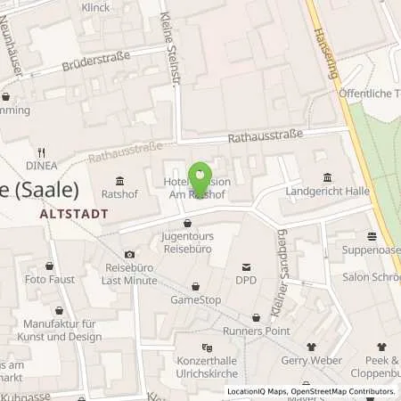 Standortübersicht der Tankstelle EVH GmbH in 06108 Halle (Saale)