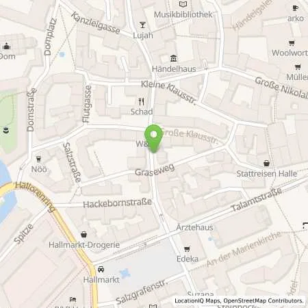 Standortübersicht der Tankstelle EVH GmbH in 06108 Halle (Saale)