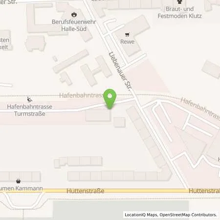 Standortübersicht der Tankstelle EVH GmbH in 06110 Halle (Saale)