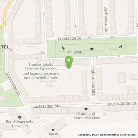 Standortübersicht der Tankstelle EVH GmbH in 06110 Halle (Saale)