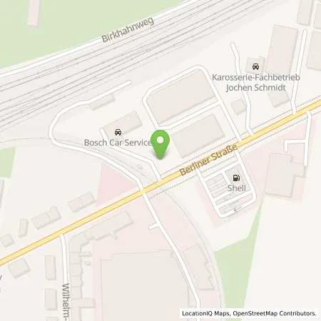 Standortübersicht der Tankstelle Allego GmbH in 06116 Halle/Saale