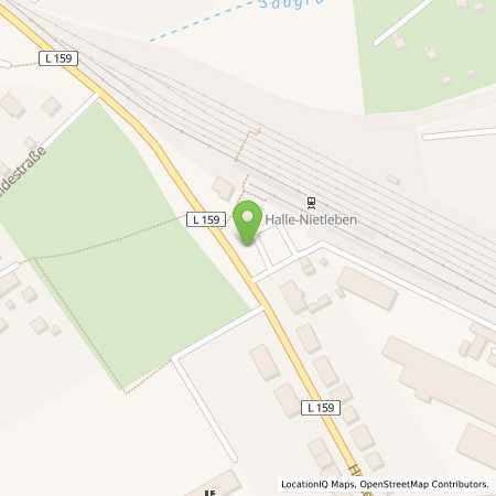 Standortübersicht der Strom (Elektro) Tankstelle: EVH GmbH in 06126, Halle (Saale)