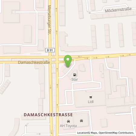 Standortübersicht der Strom (Elektro) Tankstelle: Lidl Dienstleistung GmbH & Co. KG in 06130, Halle