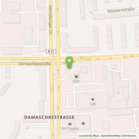 Standortübersicht der Tankstelle Lidl Dienstleistung GmbH & Co. KG in 06130 Halle