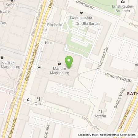 Standortübersicht der Tankstelle MARITIM Hotelgesellschaft mbH in 39104 Magdeburg